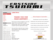 Tablet Screenshot of eastsidetsunami.org